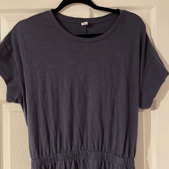 Blue/grey maxi dress with open back - Picture 2 of 6